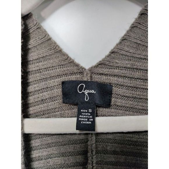 Aqua Open Longline Open Cardigan S/M - Picture 3 of 11